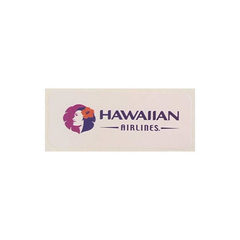 Aviation Stickers Hawaiian Airlines B Waterproof Paper Seal for Suitcases
