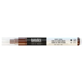 Liquitex 2-4 mm Fine Nib Paint Marker - Burnt Sienna