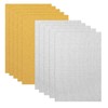 Ultnice 10 Sheets A4 Glitter Paper for Crafts (Silver &
