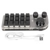 Programmable Keyboard 3 Knobs 15 Keys Portable RGB Bluetooth DIY