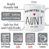 Pregnancy Announcement for Aunt - Promoted to Aunt 2026 Mug