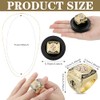 12 Pcs Baseball Championship Rings & Trophy Display Set