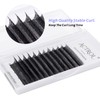 W Eyelash Extensions 4D Volume 0.07C Curl 9mm Easy Fan