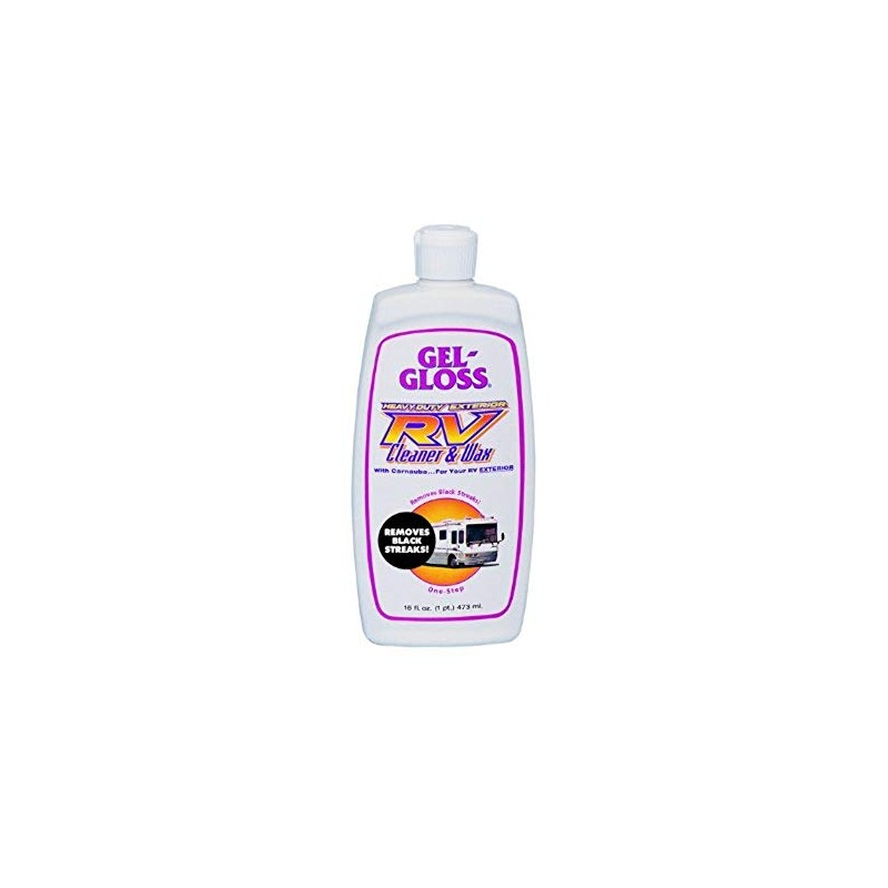Gel-Gloss RV Cleaner and Wax with Carnauba - 16 oz.