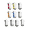 Fruit of the Loom 10 Pairs Half Cushion No Show