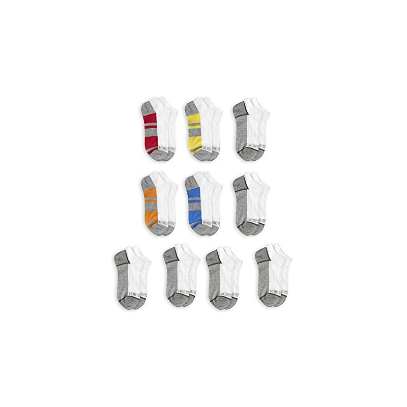 Fruit of the Loom 10 Pairs Half Cushion No Show