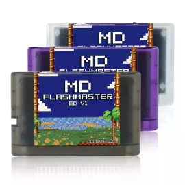 Retro Game Cartridge for SEGA Mega Drive – Packed with Classic Hits + 8GB TF - Black