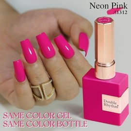 Double Rhythm- Esmalte de uñas en gel de 15 ml, puro y transparente, mismo color, mismo frasco, esmalte en gel para manicura artística, salón de