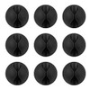 SmiLife Black Wire Holders, Adhesive Car Cable Clips, 9 Pack
