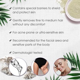 Satin Smooth Satin Smooth Zinc Oxide Hair Removal Wax 14oz (Pack of 12)