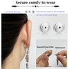 14K Locking Earring Backs for Studs, 2 Pairs 925 Sterling