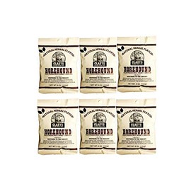 Natural Horehound Old Fashion Hard Candy (Six - 6 oz. bags = 2.25 lbs (36 oz total))