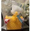 D Parks Toon Town Picnic Basket Popcorn Bucket, Yellow Woven
