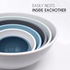 Gourmet Home Products 12 Piece Nested Polypropylene Mixing Bowl Food
