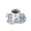 95pcs Zinc Plated Nuts with Claws T-Nuts 7 Size Assets: