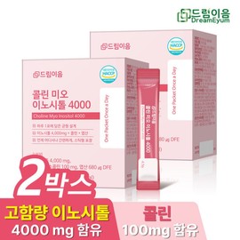 Dream Eum Choline Myo Inositol 4000 Folic Acid 4.5g / 드림이음 콜린 미오 이노시톨 4000 엽산 4.5g x 30포 2박스 2개월분
