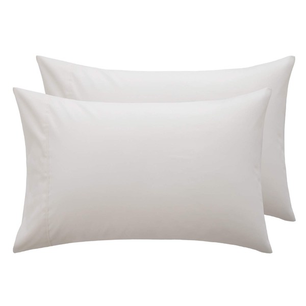 Bedsure Off White Pillowcase Set -Ivory Standard Size (20 x
