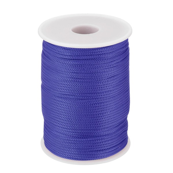 sourcing map 2mm Polypropylene Rope Braided Ropes, 100m Nylon Rope