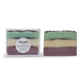 Jabón de oliva (2 piezas) (Lavanda y romero)