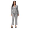 MODFUL Women Suits 2 Piece Set Pant Business Suits for