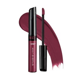 Cyzone Labial Mate Studio Look – 24H de Duración, No Transfer, Color Mate Intenso y Alta Pigmentación – 6 ml (ULTIMATE WINE)