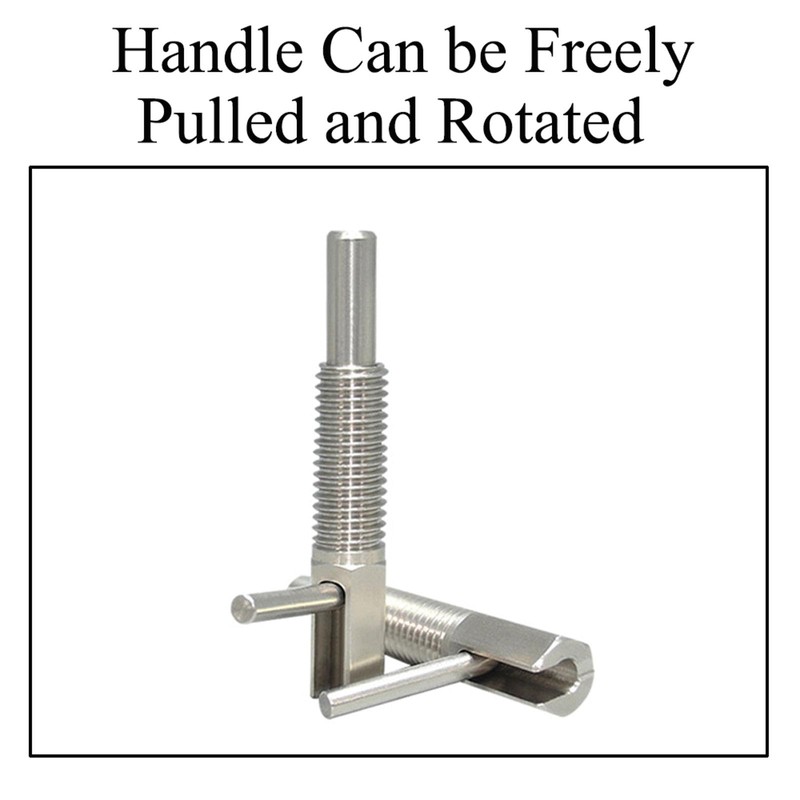 Stainless Steel Spring Thread Plunger with Rod L-Shaped Positioning Pin