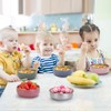 ShineMe Stainless Steel Bowls for Kids, 6 pack Toddler Bowls