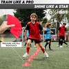 Disc Soccer Cones for Training Kids with Mesh Bag &