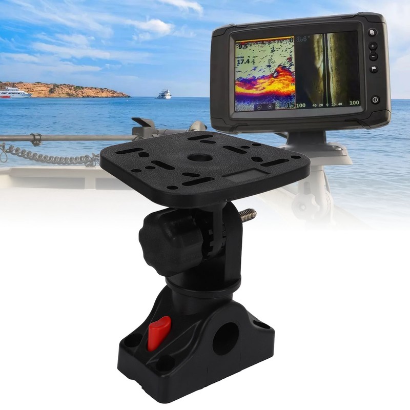 Fish Finder Mount 360 Degree Rotation Screw Fixed Installation Portable