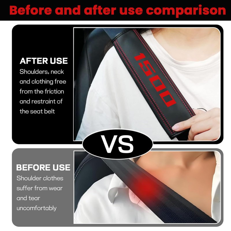 Magaradula fit ram 1500 Seat Belt Covers Compatible with Dodge