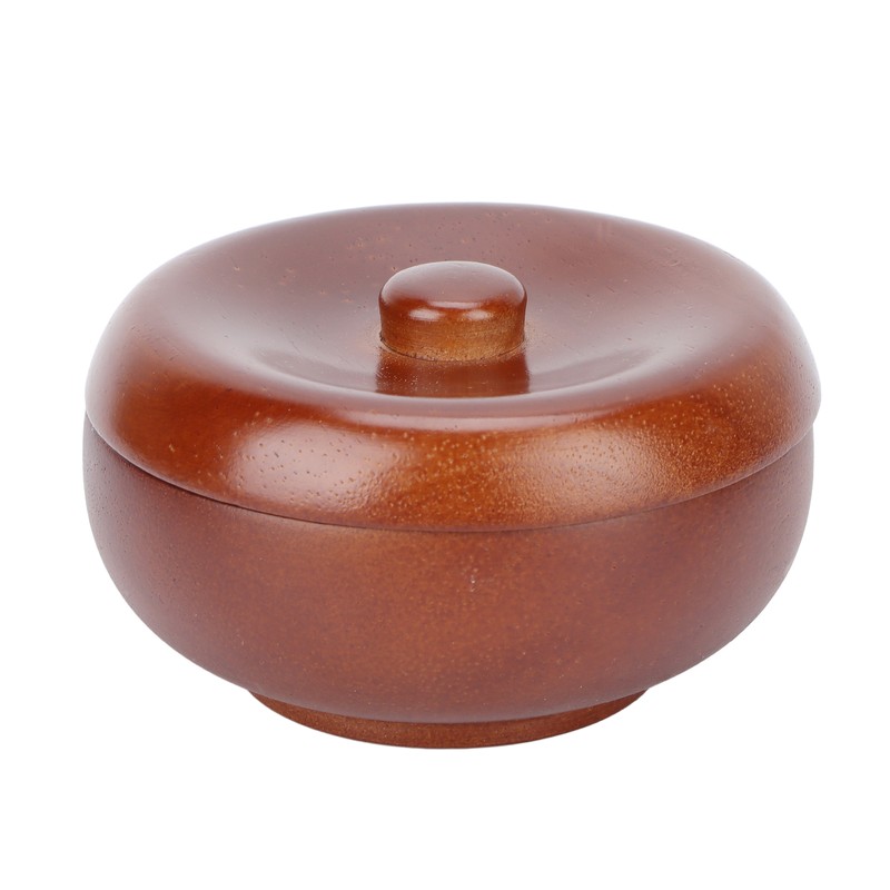 Wooden Shaving Bowl Men Shaving Cream Foam Bowl with Lid