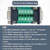 PENGLIN DB9 Male to Female Breakout Board Connector, RS232 D-SUB