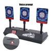 Electronic Shooting Target Auto Reset Scoring Target Sound Light Outdoor