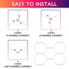 BRILLIHOOD LED Hexagon Garage Lights, 24 Pack Car Garage Light