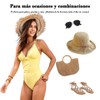 Cloeey Future Traje de Baño para Mujer, Estilo Completo (MX/US,