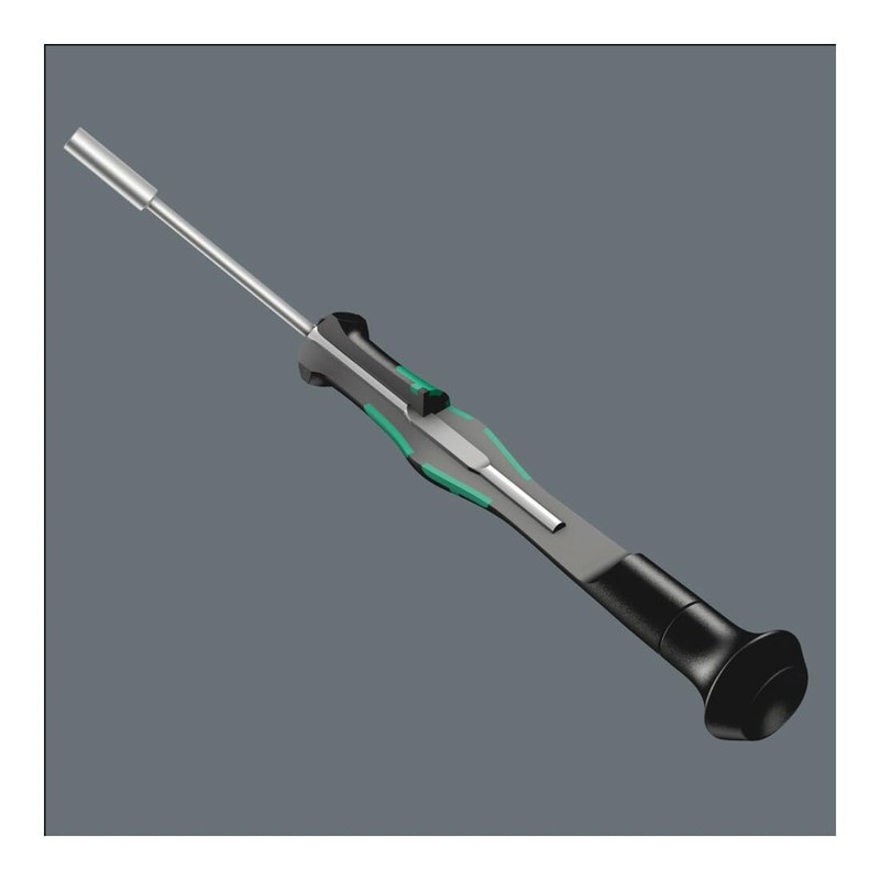 WERA 118116 Precision Nut Driver Hex Size 0.13 inches (3.2
