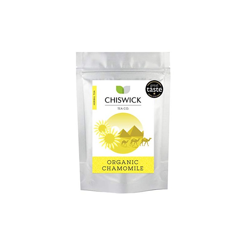Organic Chamomile Flowers Egyptian (Camomile) Premium Loose Leaf Herbal Tea