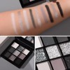 9 Color Smokey Eyeshadow Palette - Highly Pigmented Matte &
