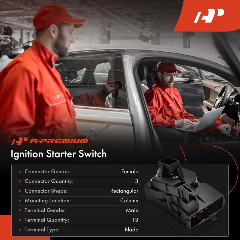A-Premium Ignition Starter Switch Compatible with Dodge, Chrysler, Plymouth Vehicles