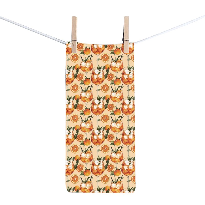 JXGZSO Aperol Spritz Kitchen Towel Cocktail Bar Gift Aperol Spritz
