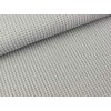 Nooteboom Knitted Fabric Chunky Knit Ribbed Light Grey Plain
