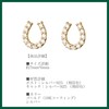 Silver 925 Earrings, 18K Coating, Hypoallergenic, U-Shaped Horseshoe, CZ Diamond,