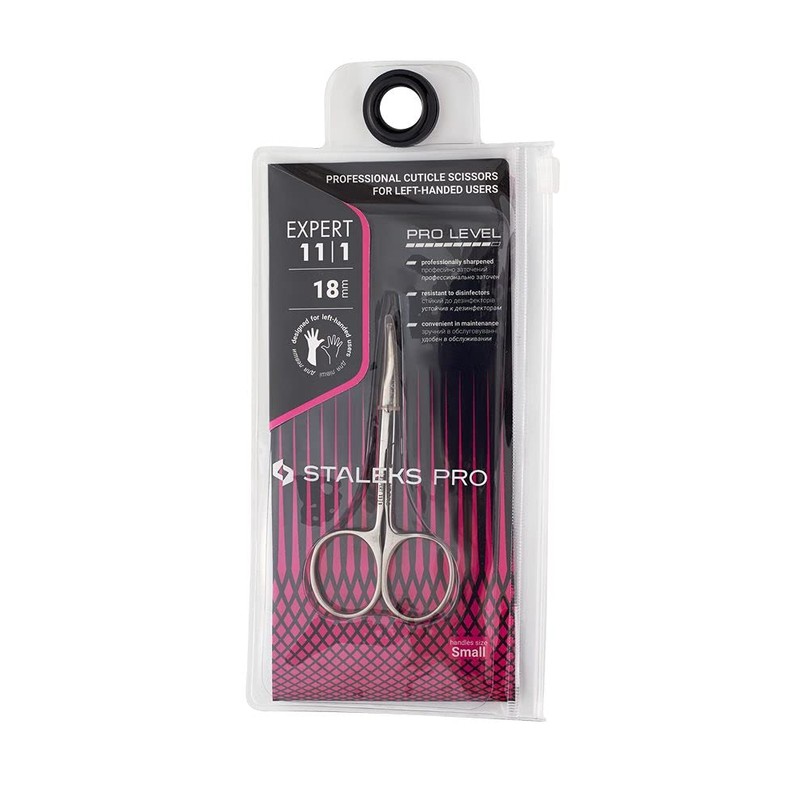 STALEKS PRO Expert 11 Professional Cuticle Scissors Left Hand (blade