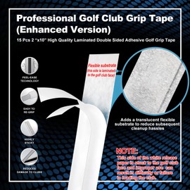 KINGRASP Golf Grips 2 Piece Set-All Weather Corded Rubber Grips for Golf Clubs, Premium Rubber Golf Grips Standard/Midsize/Oversize for Wedges, Drivers, Irons, Hybrids Irons Hybrids（White.Standard）
