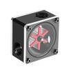 Water Flow Meter, 6 Impeller 3 Ways Flow Meter Indicator