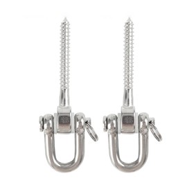 JVHLOV Hammock Bolt 2Pcs Hammock Fixings, Heavy Duty Swing Hook Swing Hangers, for Hanging Chairs, Swings, Hammocks, Punching Bag