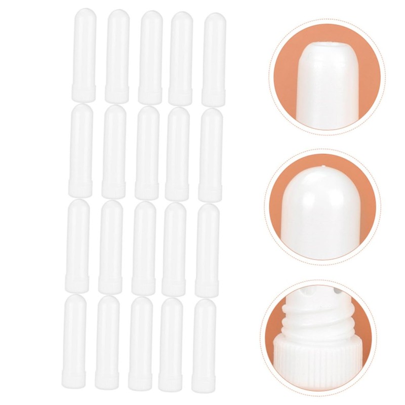 FOMIYES Essential Oil Tube Portable Refillable Plastic Stick Essential Oil