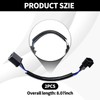 H13 9008 to H4 9003 Adapter Extension Wiring Harness Sockets