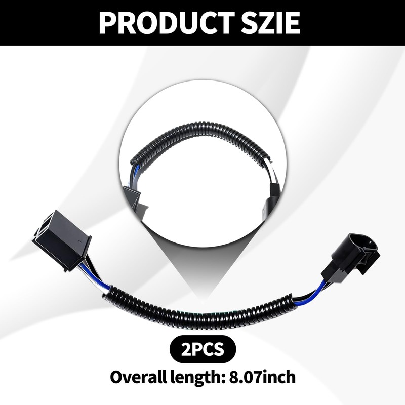 H13 9008 to H4 9003 Adapter Extension Wiring Harness Sockets