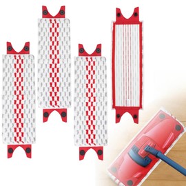 4 Pack Mop Cover Floor Mop Pad For Vileda Ultramax/UltraMax Plus/Easy Wring UltraMax Mop Cover,for Vileda Ultramat Mop Replacement,for All Stains Removal Floor